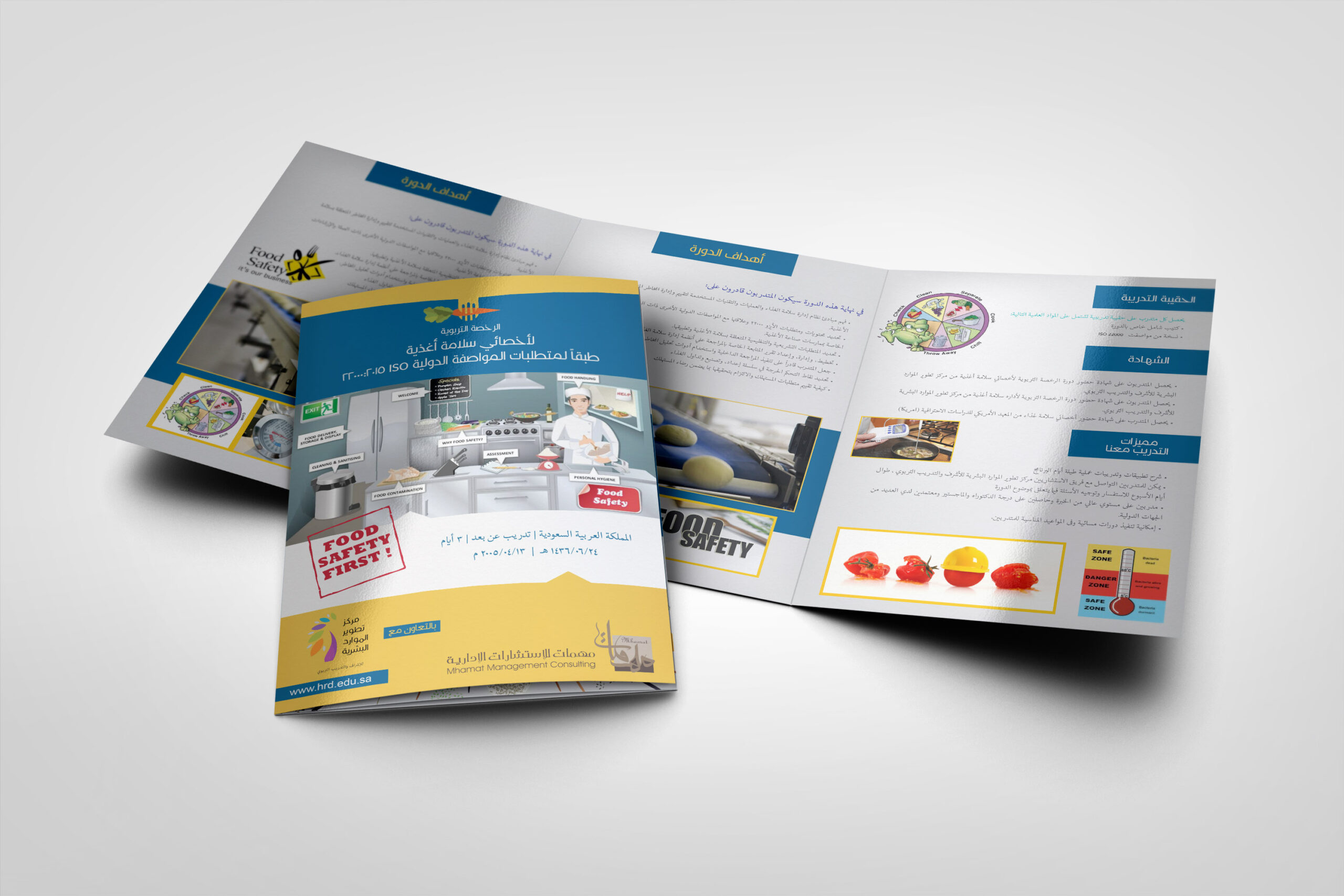 تصميم نشرة توضيحية الرخصة التربوية