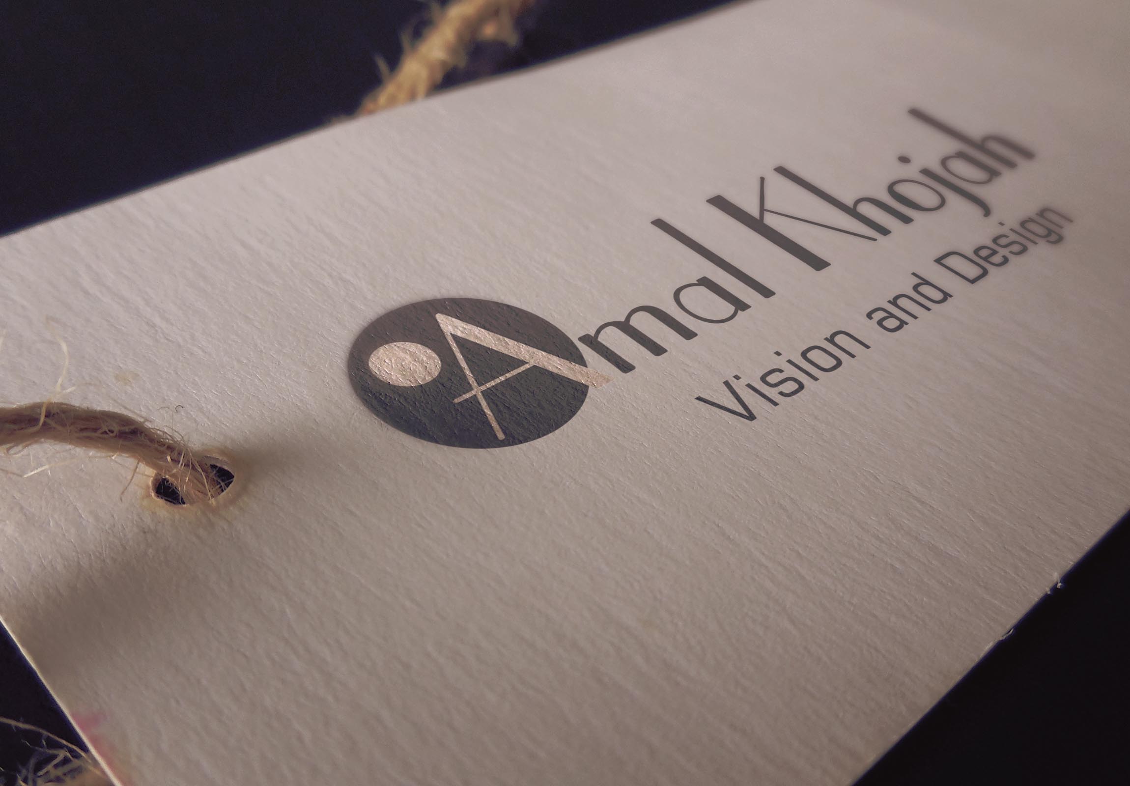 تصميم كرت وكيس أمل كوجا