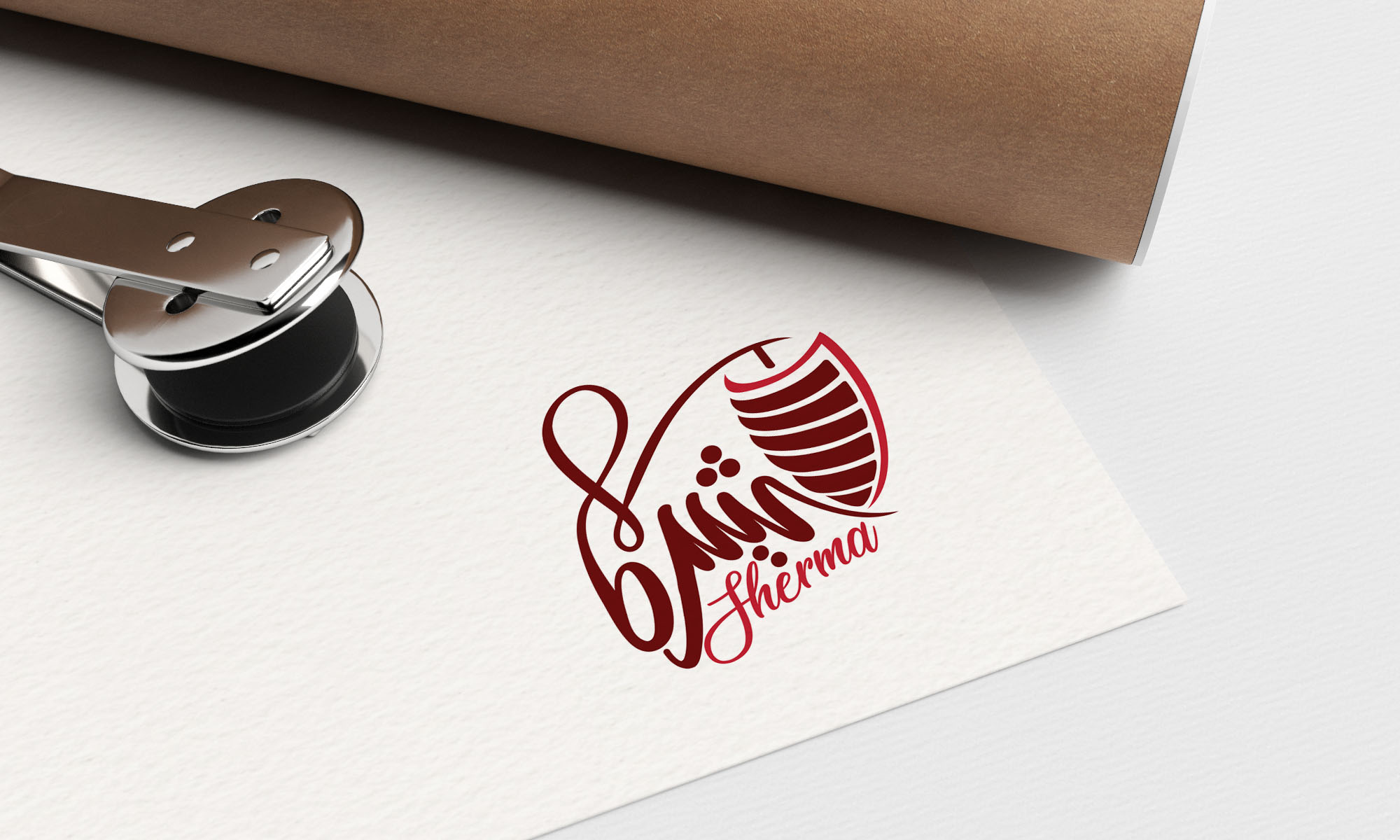 تصميم شعار محل شاورما