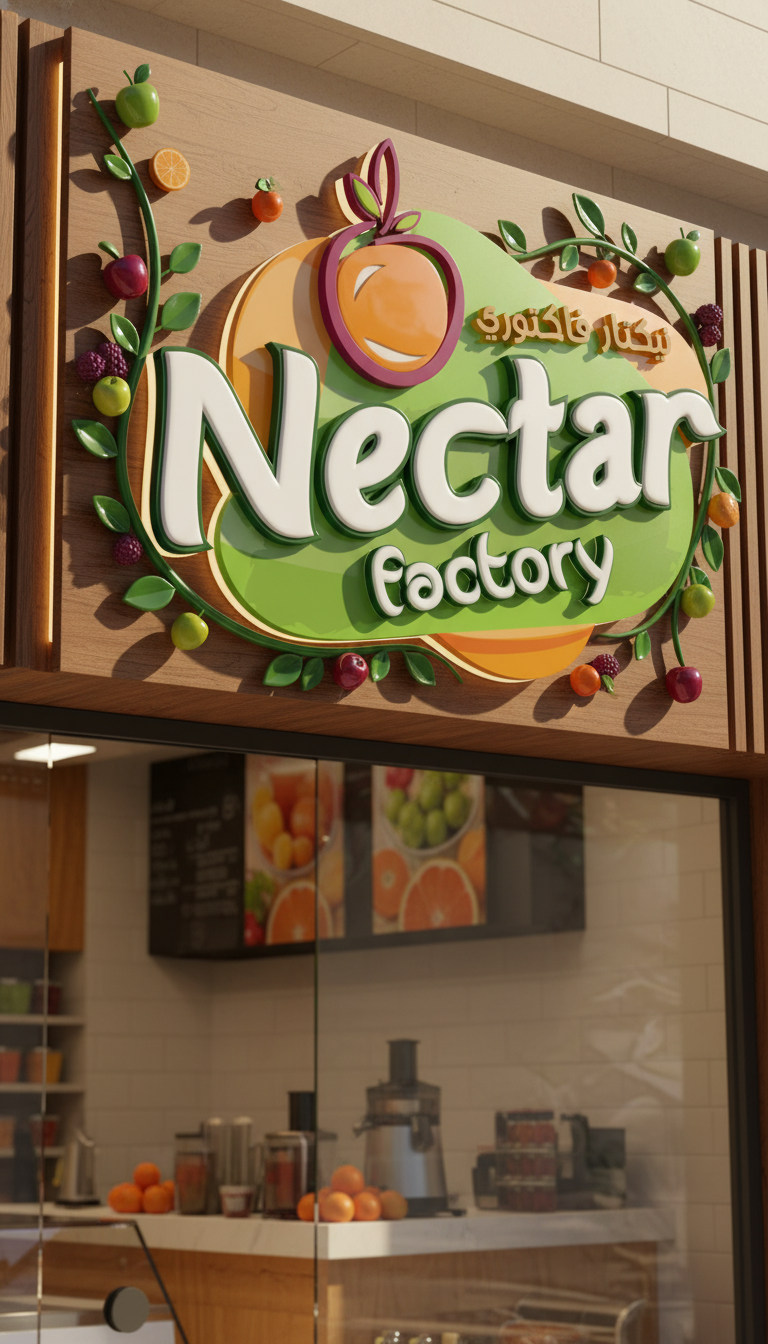 تصميم شعار محل عصائر الكويت