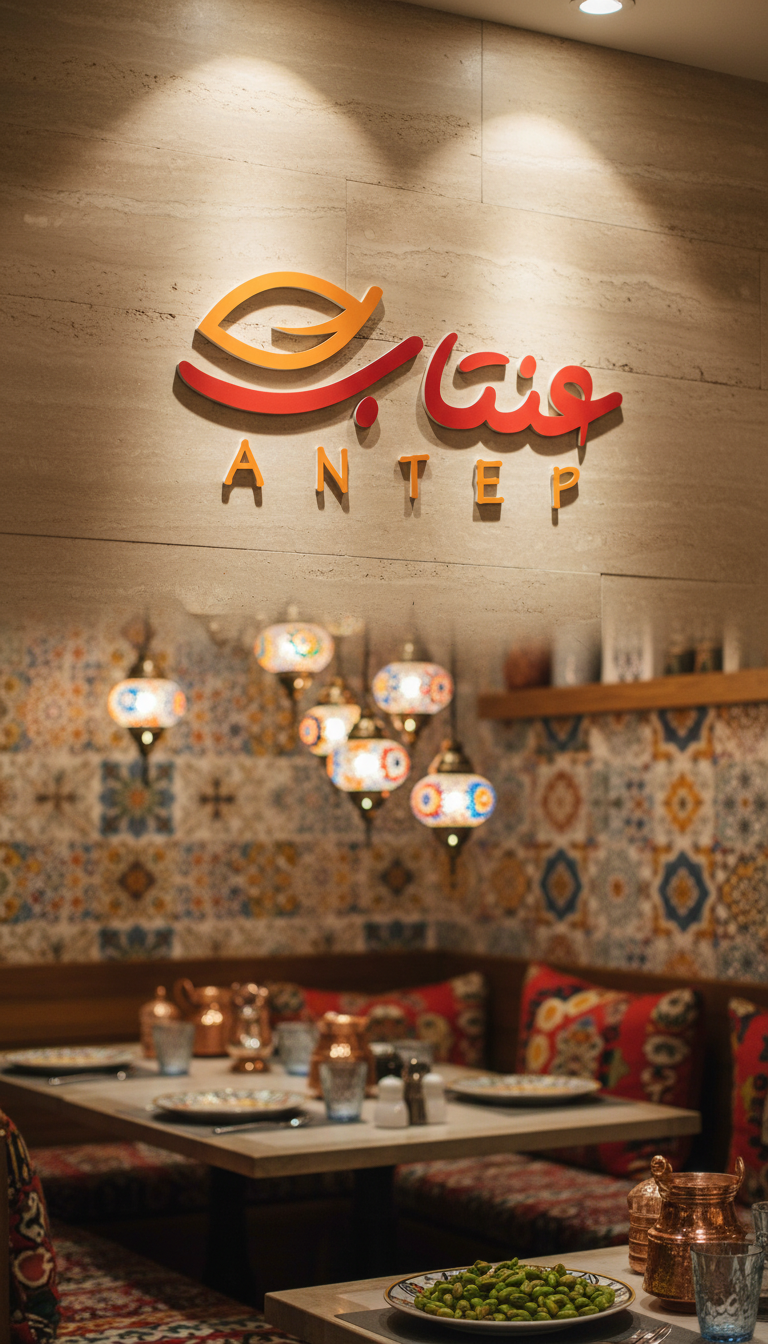 تصميم شعار مطعم تركي