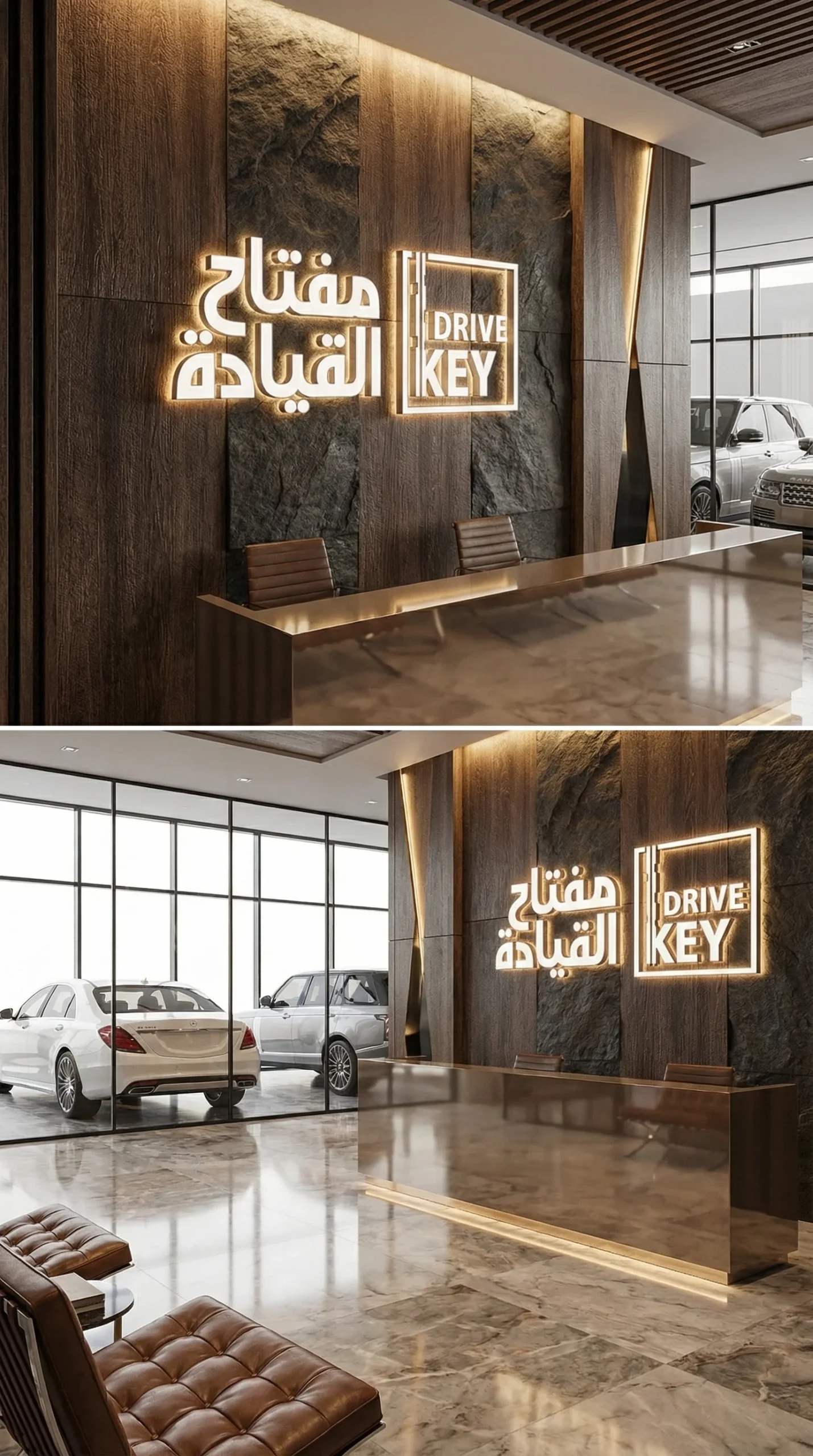 تصميم شعار وهوية شركة ايجار سيارات