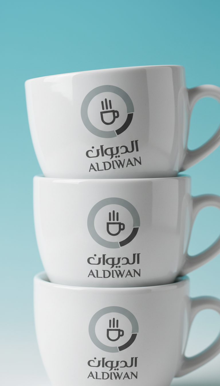 تصميم شعار كافية