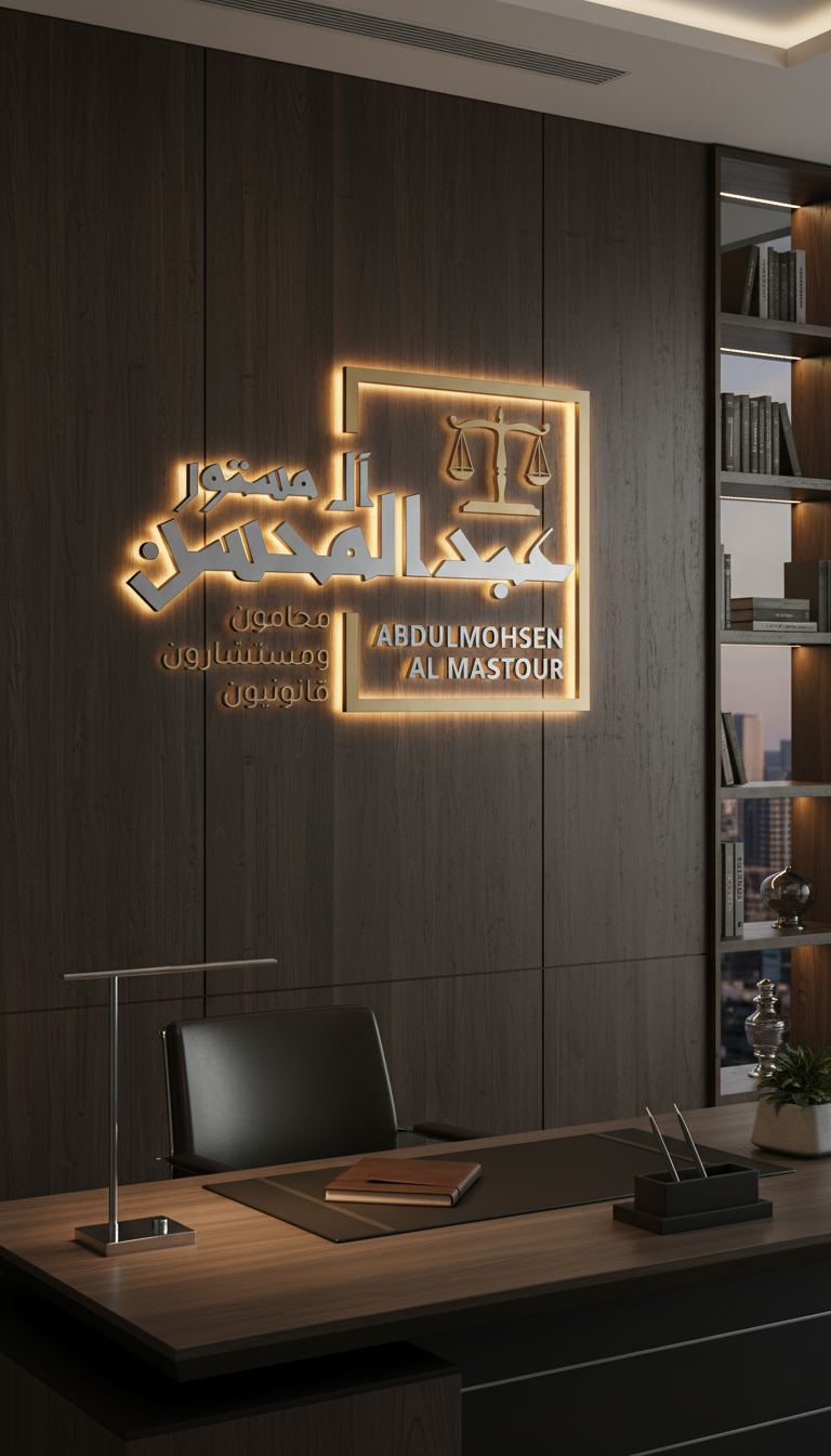 تصميم شعار محامي