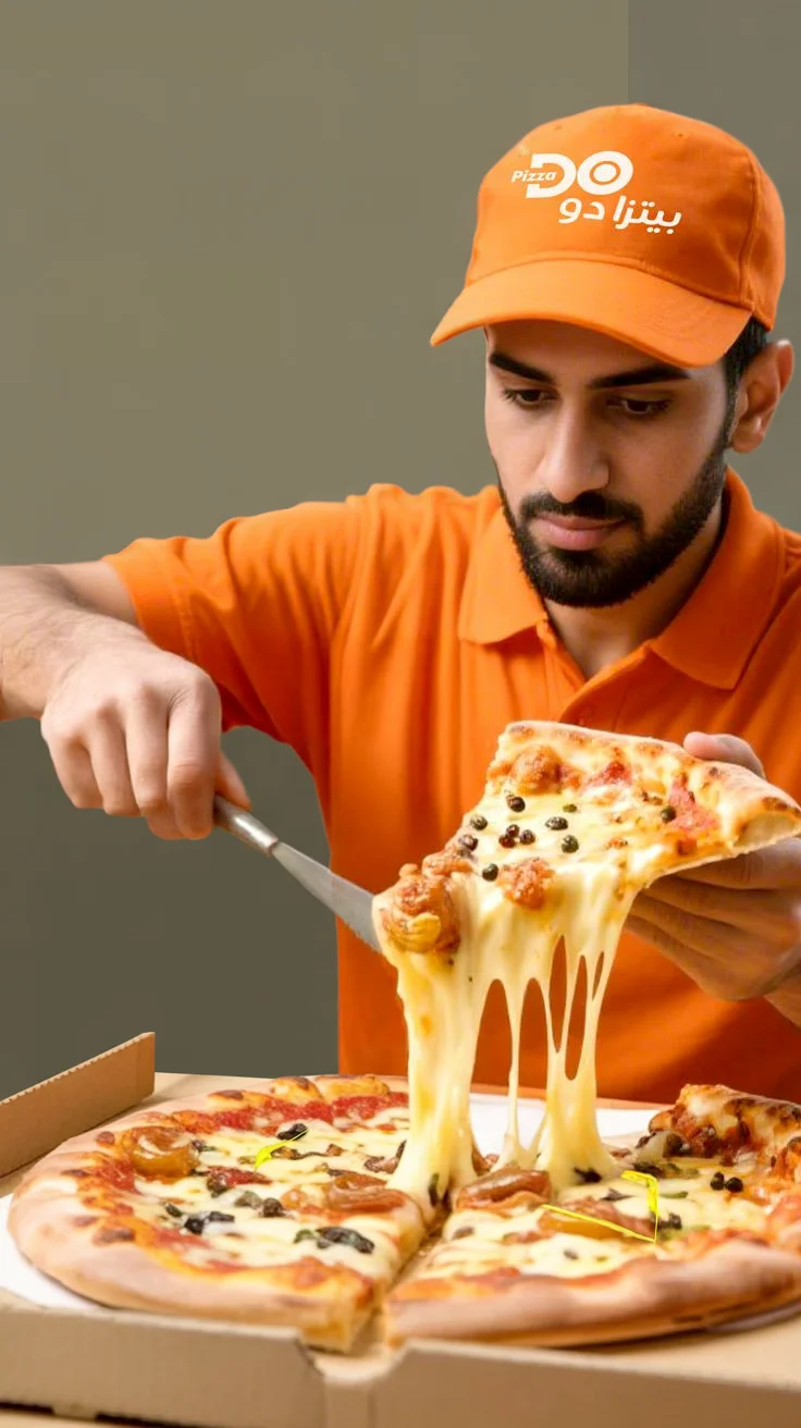 تصميم شعار وهوية بيتزا
