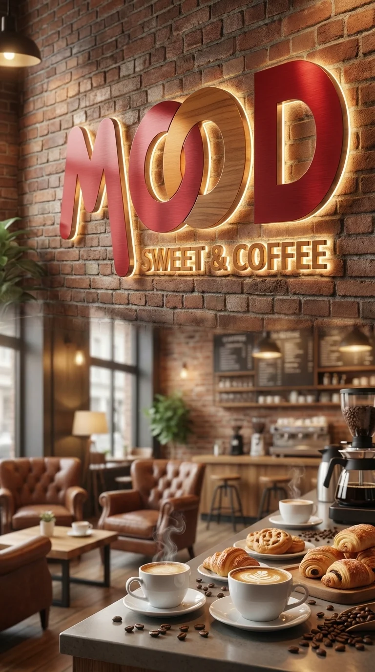 تصميم شعار كافية بشكل مميزة