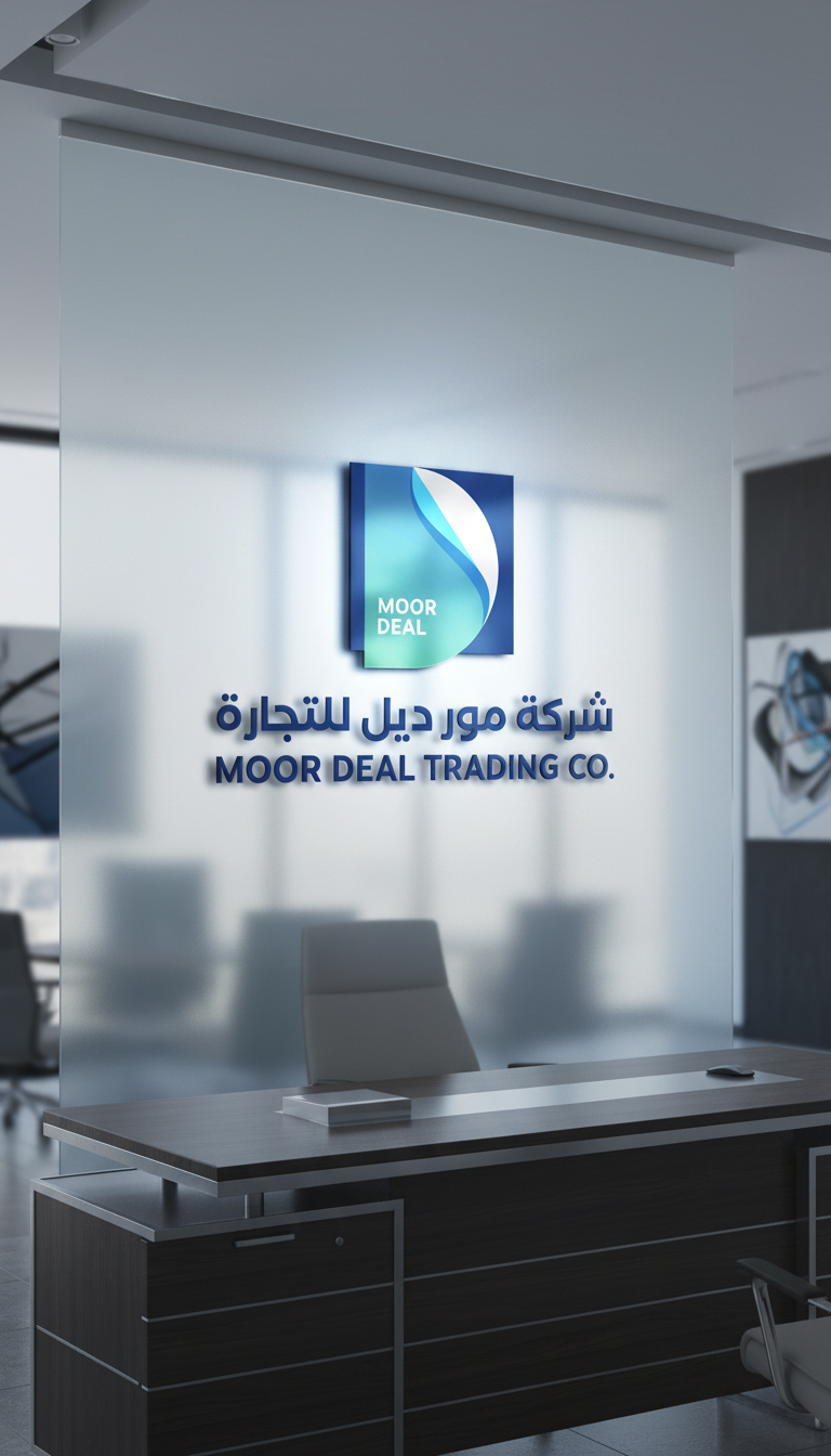 تصميم شعار مور ديل بطريقة مميزة